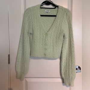 Garage Sage Green Cardigan